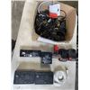 Image 1 : BOX OF 12-VOLT BATTERIES AND ELECTRICAL