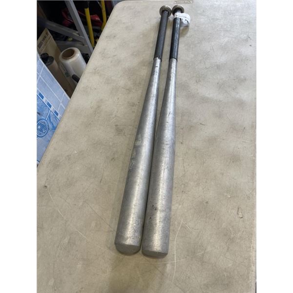 2 METAL BASEBALL BATS