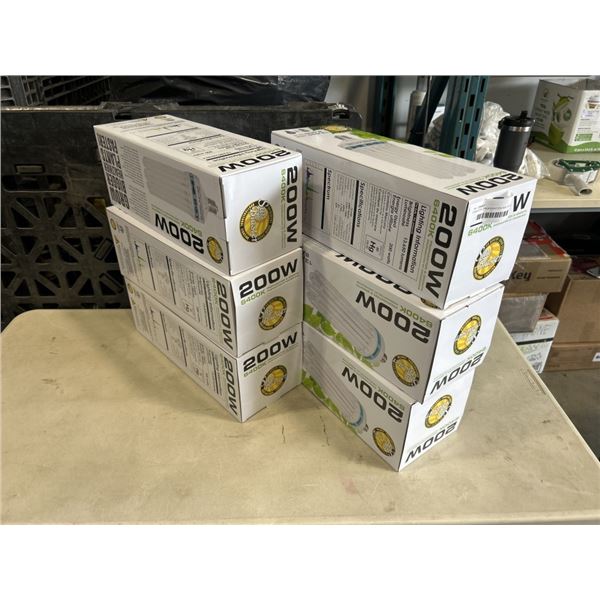 6 NEW 200W PROPOGATION AND GROW LIGHTS
