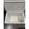 Image 5 : 2 VINTAGE COOLERS AND ROLLING TRAVEL BAG