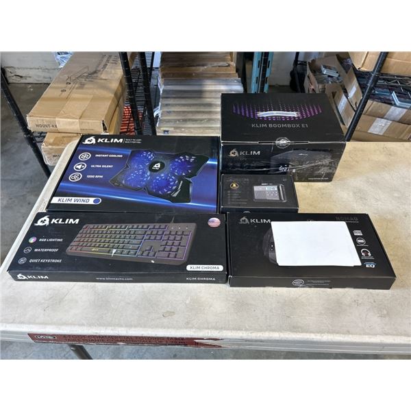 KLIM WIND LAPTOP COOLING PAD AND KLIM BOOMBOX AND KLIM HIGH-FIDELITY SOUND REPRODUCTION AND KLIM KEY