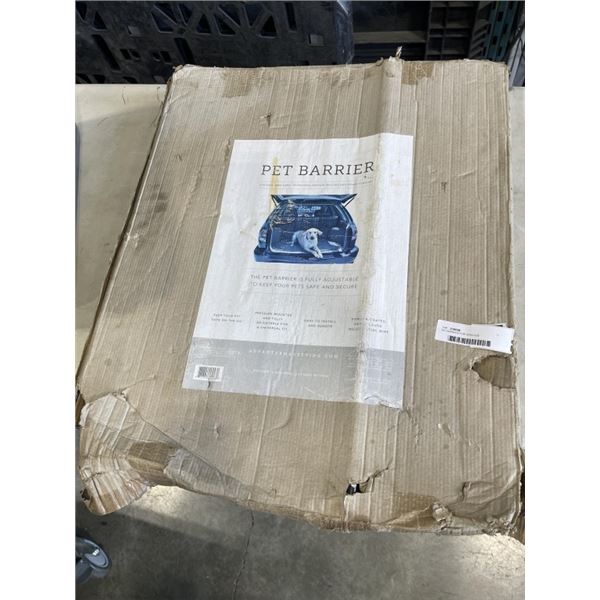 PET BARRIER FOR VEHICLES