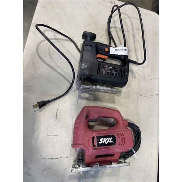 SKIL AND BLACK AND DECKER JIGSAWS