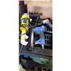 Image 1 : POWERFIST 4 1/2" ANGLE GRINDER AND CH PINNER AND CH AIR CHIPPING HAMMER. WORKING