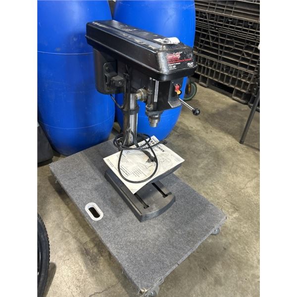 CRAFTSMAN 10 INCH DRILL PRESS MODEL 137.280070. WORKING