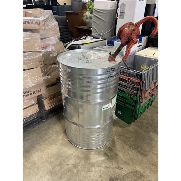 STEEL BARRELL WITH PUMP