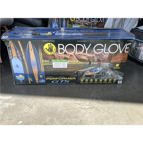 BODYGLOVE PERFORMER GTS PADDLE BOARD WITH ACCESSORIES IN BOX