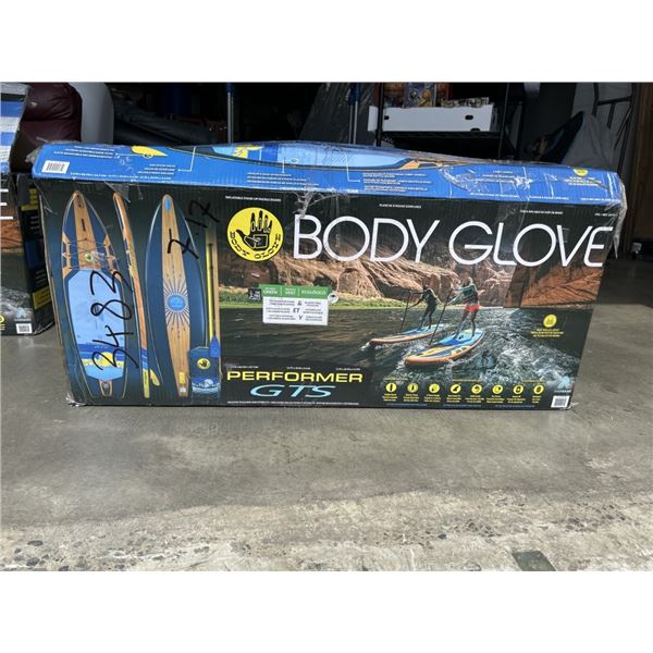 BODYGLOVE PERFORMER GTS PADDLE BOARD WITH ACCESSORIES IN BOX
