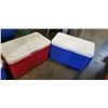 Image 1 : 2 COLEMAN 48 QUART CHEST COOLERS