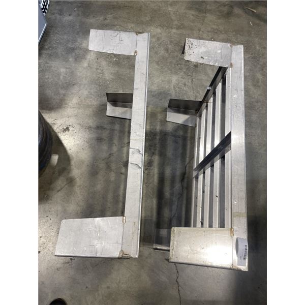 2 STAINLESS SMALL PALLETS 24" x 36"