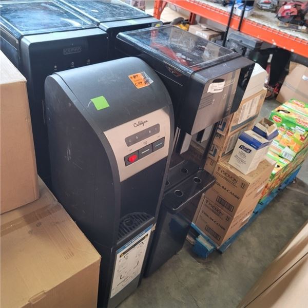 ICEMAN WATER COOLERS AND CULLIGAN COOLER  STORE RETURNS ALL POWER ON PARTS OR REPAIR
