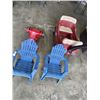 Image 1 : LITTLE TIKES WAGON, RADIO FLYER BIKE, AND 2 KIDS ADIRONDAK CHAIRS