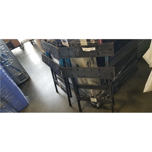 2 MASTERCRAFT FOLDING WORKMATES