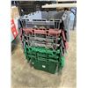 Image 3 : 7 STORAGE TOTES WITH INTERLOCKING LIDS