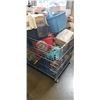 Image 1 : PALLET OF ASSORTED GOODS, CONTENTS OF REPOSESSSED VEHICLES, BIN NOT INCLUDED