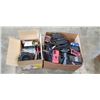 Image 1 : BOX OF PHONE CASES AND BOX OF DVDS