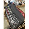 Image 2 : 3 BADMINTON RACKETS, 2 TENNIS RACKETS AND 3 TENNIS BALLS WITH 4 SOFT CASES