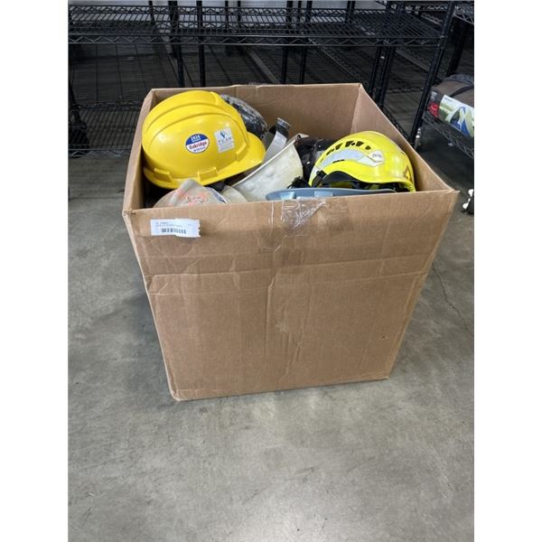 LARGE LOT OF SAFETY HELMETS
