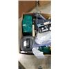 Image 2 : BOX OF ASSORTED HOUSEHOLD ITEMS INCLUDING FAN, GRATY CHEESE GRATER, PROFUSION HEATER