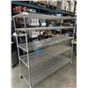 Image 2 : 5-TIER METAL ROLLING RACK - 6FT WIDE, 2FT DEEP, 5.5FT TALL