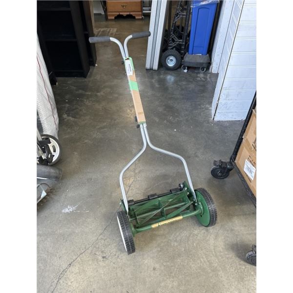LEE VALLEY REEL MOWER WITH SHARPENING DEVICE