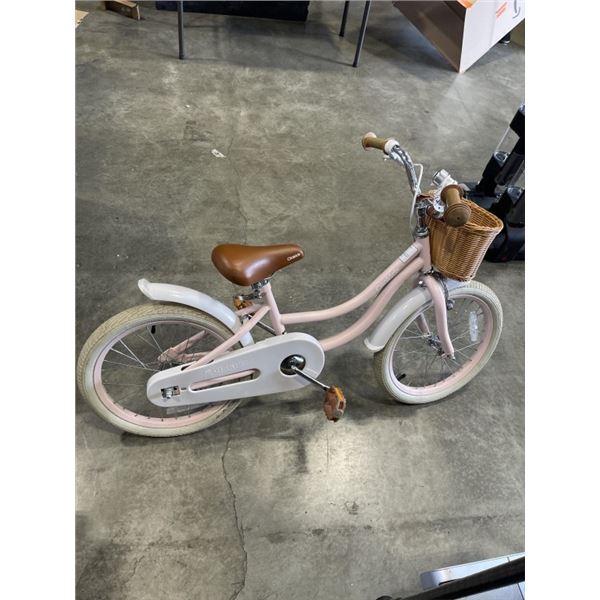 YOUTH GIRLS CRUISER BIKE W/ BASKET AND BELL