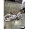Image 1 : YOUTH GIRLS CRUISER BIKE W/ BASKET AND BELL