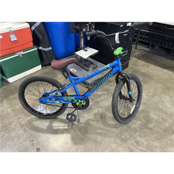 SCHWINN KIDS BLUE BIKE