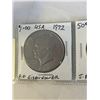 Image 3 : 3 1972 USA COINS $1 EISENHOWER, 50 CENT JFK, 25 CENT WASHINGTON