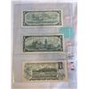 Image 2 : LAST 3 ISSUES OF CANADIAN $1 BILL 1954, 1967, 1973 LAST ISSUE