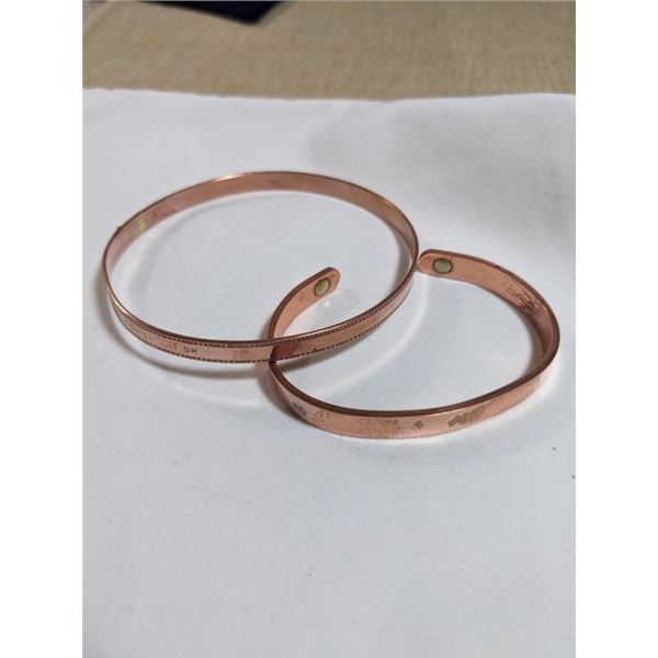 2 COPPER BANGLES