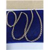 Image 2 : STERLING SILVER GUCCI DESIGN CHAIN NECKLACE EXTRA LENGTH 24" LONG