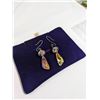 Image 1 : PAIR OF 925 STERLING SILVER W/ CRYSTAL STONES EARRINGS