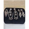 Image 1 : 3 PAIRS OF VINTAGE RHINESTONES EARRINGS