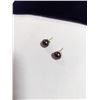 Image 1 : 14K GOLD BLACK PEARL EARRINGS