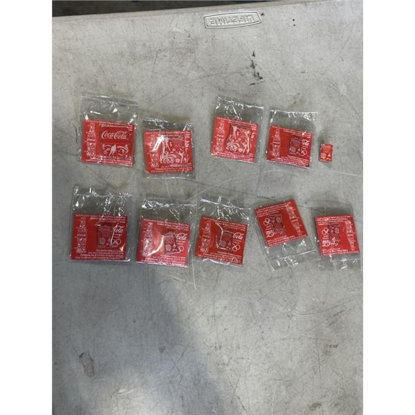 10 OLYMPIC COKE PINS