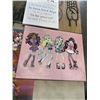 Image 7 : 4 SMALL CANVAS ARTS, CRAFT STORAGE AUTOMAN AND MR &MRS SIGN