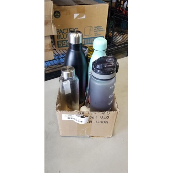 6 ASSORTED MONTE-CLAIR WATER BOTTLES