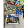 Image 4 : BUCKET OF LEGO, WHOE LIVES IN THE HOUSE BOOKS, BABY PUZZLE TOY AND 1000PC PUZZLE