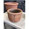 Image 3 : 3 CERAMIC PLANTER POTS