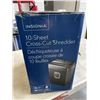 Image 2 : INSIGNIA PAPER SHREDDER 10 SHEET CROSS CUT WORKING