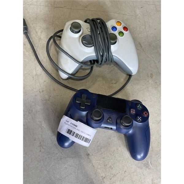 PLAYSTATION AND XBOX GAMING CONTROLLERS