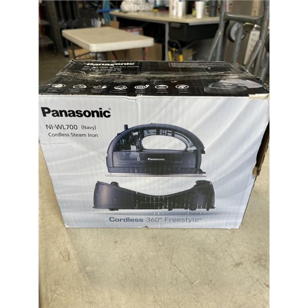 PANASONIC CORDLESS STEAM IRON WORKING