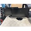 Image 2 : 2 MONITORS, PIXMA PRINTER AND UNDER DESK FOOT REST