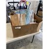 Image 1 : BOX OF AMAZON OVERSTOCK INCLUDING 2 BLOOMORA MOISTURIZING HAND MASKS, SHOP SQUARE GLIDE CAPS, BLOOMO