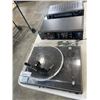 Image 1 : VINTAGE STEREO RECEIVER, CASSETTE DECK AND RECORD PLAYER