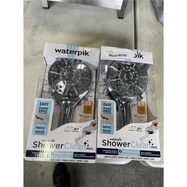 2 NEW WATERPIK SHOWER CLEAN PRO SHOWER HEAD