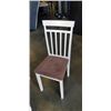 Image 2 : WHITE DROP SIDE DINETTE TABLE WITH 2 CHAIRS