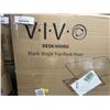 Image 3 : VIVO BLACK SINGLE TOP DESK RISER