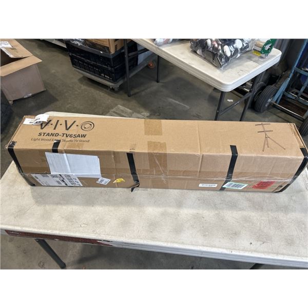 VIVO LIGHT WOOD EASEL STUDIO TV STAND